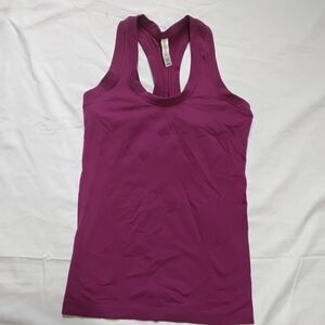 Athleta Women's Purple Fitted Sleeveless Tank Top Size XXS